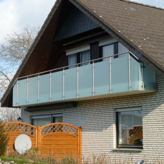 Balkongeländer – Glas 58 von 83 – Düsediekerbäumer Metallbau GmbH