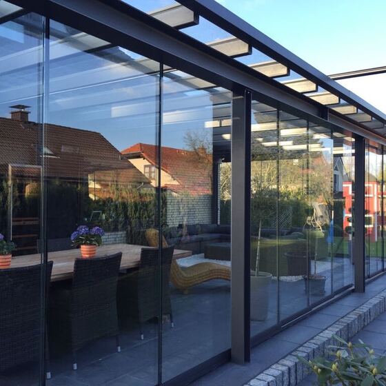 Terrassenüberdachungen – Projektbeispiel von Düsediekerbäumer Metallbau
