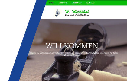 Logo H. Weißphal Bau- und Möbeltischlerei
